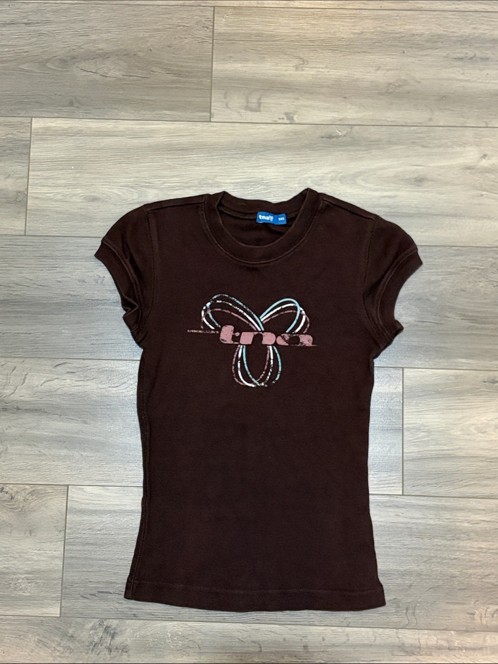 Vintage TNA Brown Short Sleeve Tee